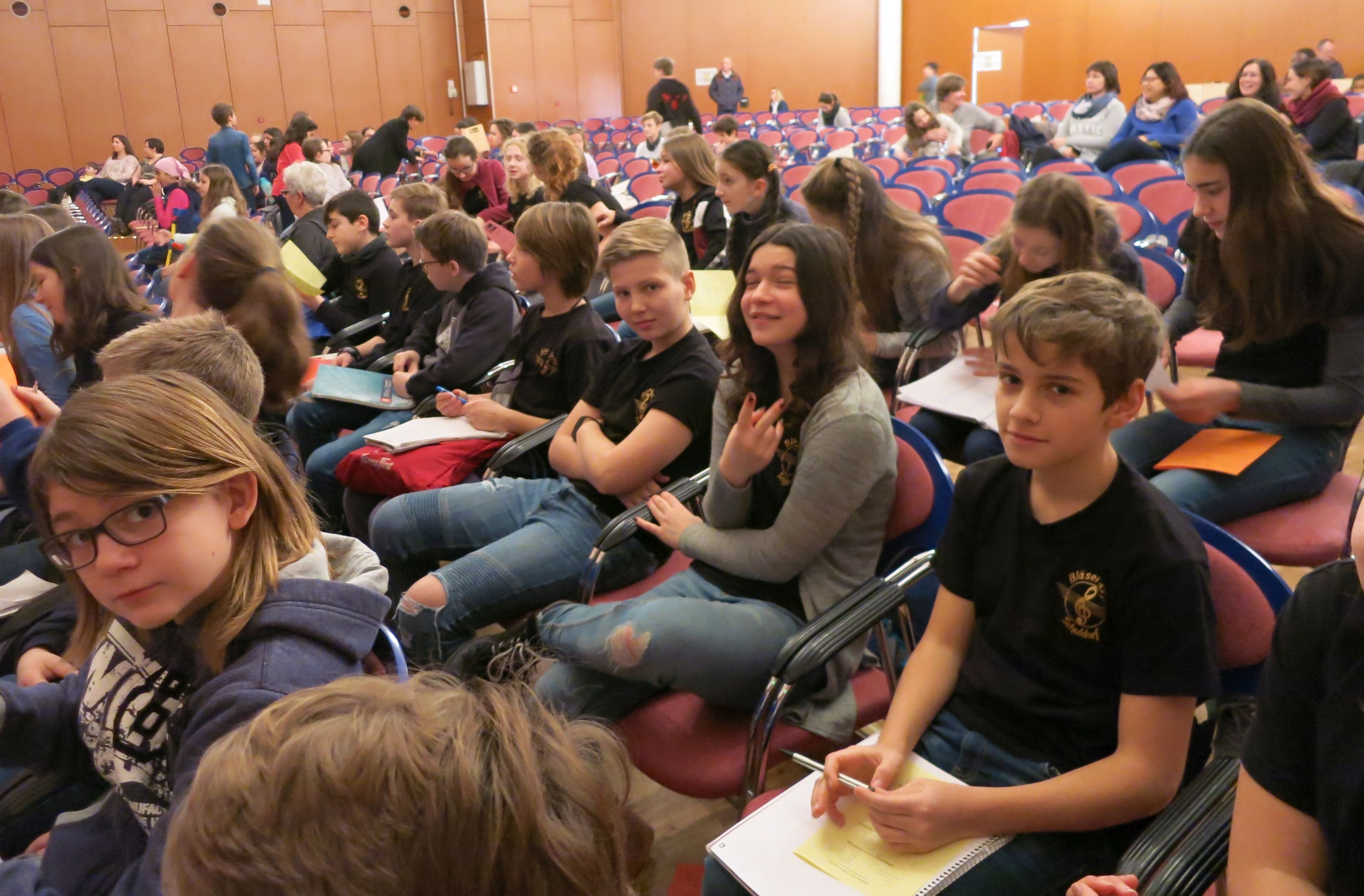 Schulen in Hessen musizieren Publikum 1