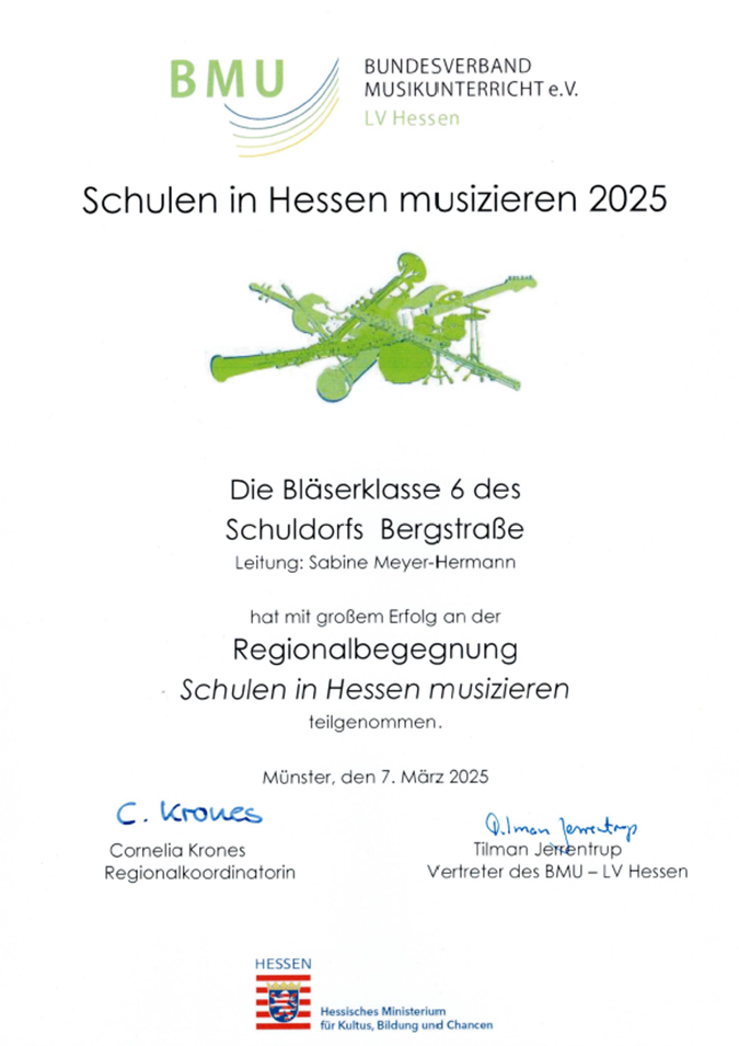 Bild von Urkunde